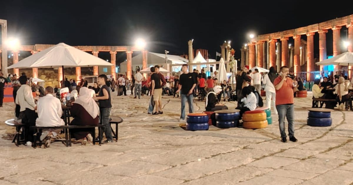 الساحة الدائرية مركز مهرجان جرش