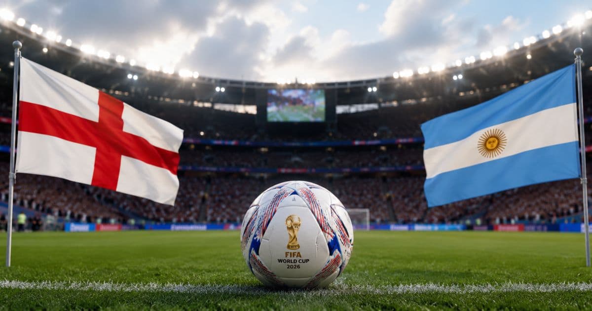 قناة مجانية تنقل مواجهة إنجلترا والأرجنتين في مونديال 2026 والتشكيلة الأساسية