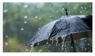 Thursday weather outlook with light rain