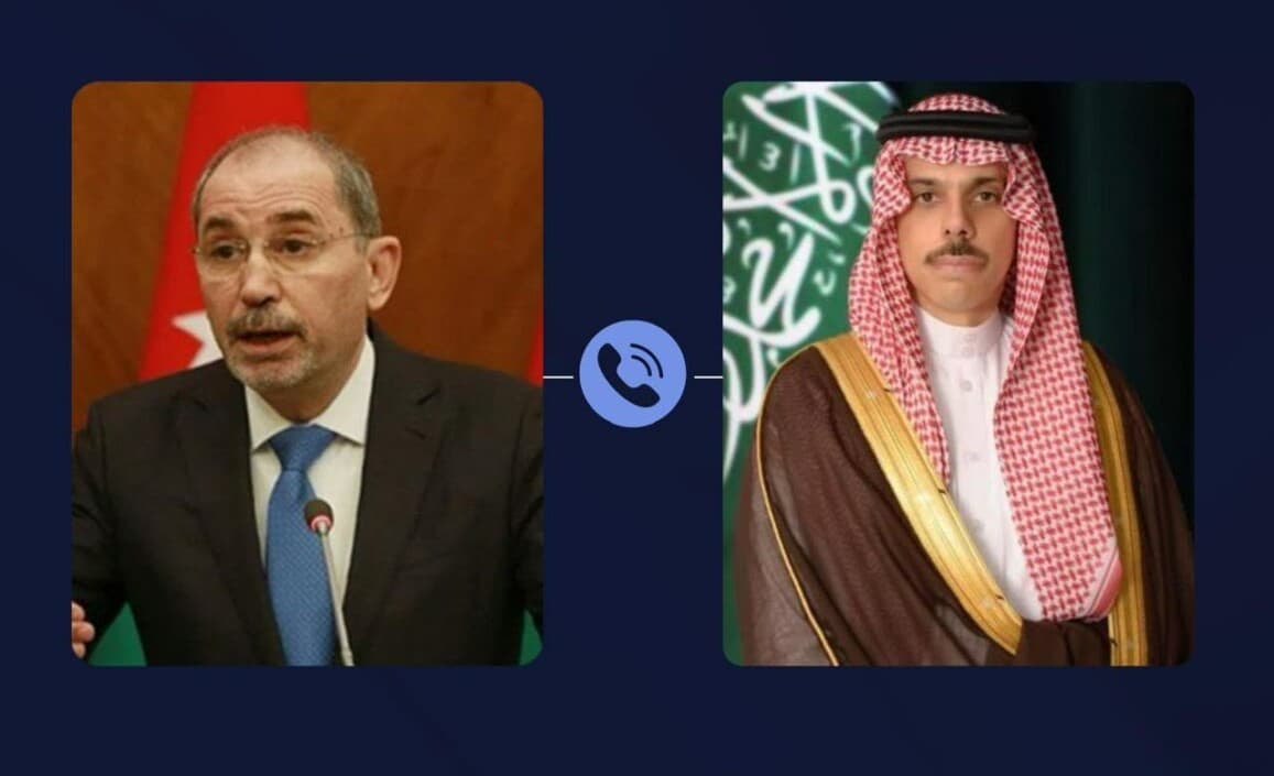 الأردن والسعودية يناقشان جهود التهدئة والأمن