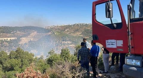 Fires burning large parts of Safsafa forests