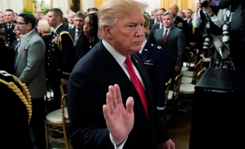 Trump returns to White House amid Middle East tensions