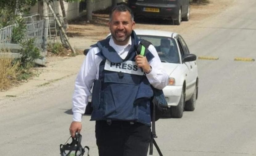 Palestinian Journalists Condemn Alaa Al-Rimawi's Detention