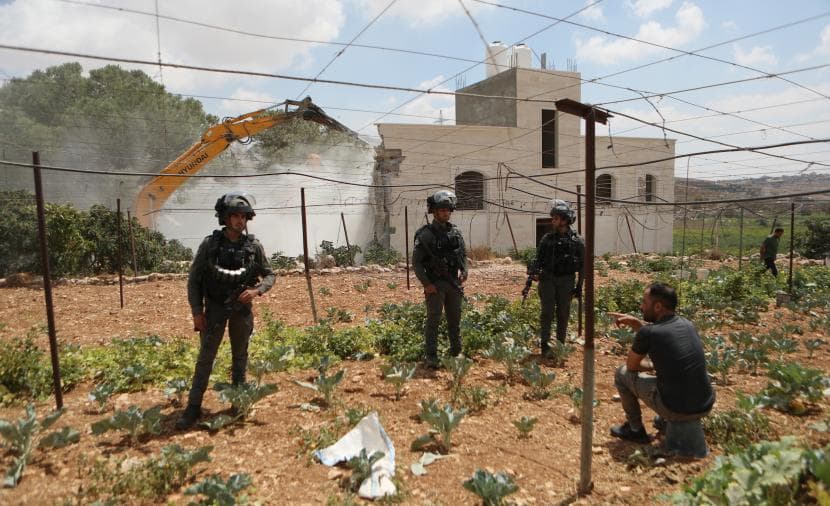 Occupation destroys four Bethlehem homes
