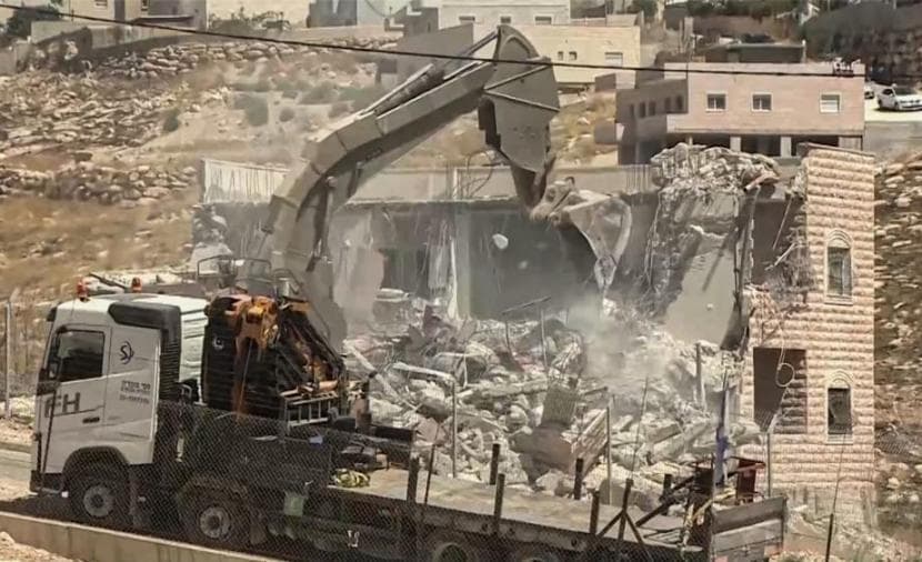 Occupation demolishes home near Bethlehem