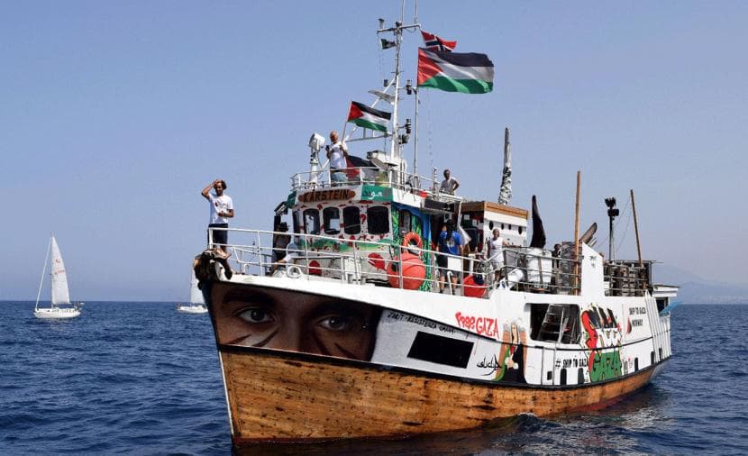 Gaza solidarity event with Tunisia Fleet