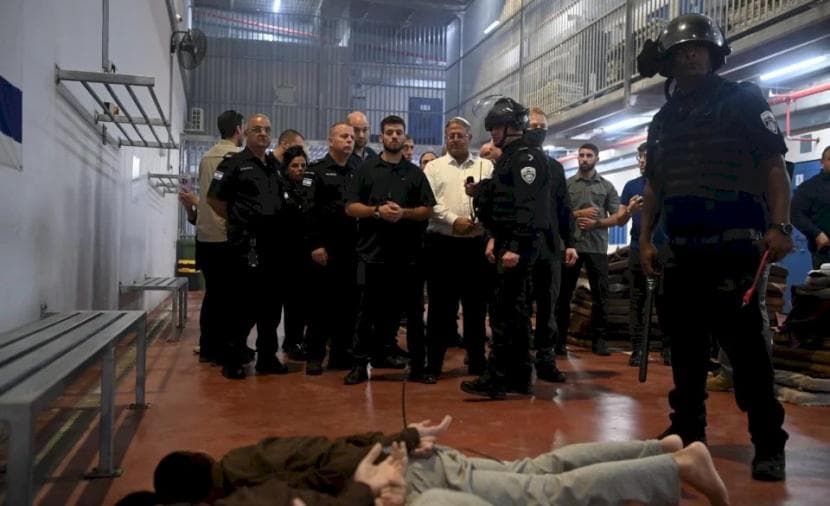 Ben Gvir mocks Palestinian detainee's complaints