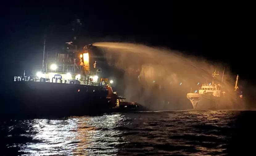 Drone attack hits gas vessel in Damietta