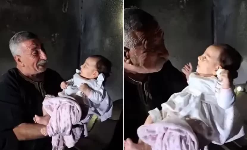 Baby girl survives fire attack in Aroer