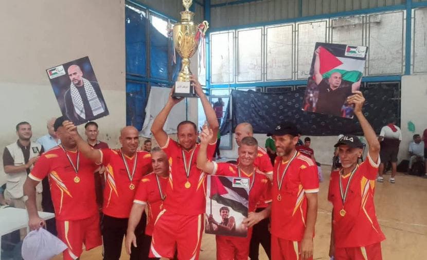 Palestinian Sitting Volleyball Tournament Ends