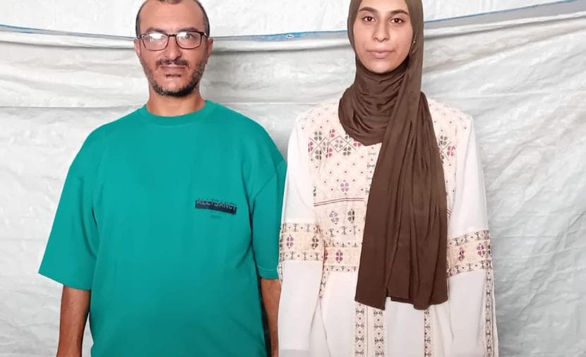 نجاح تحت خيام النزوح من غزة