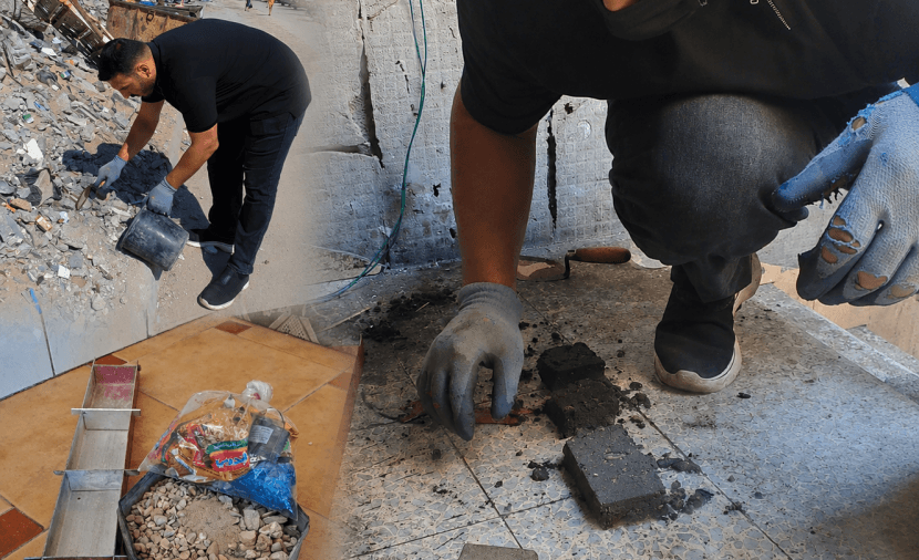 Gaza Attempts to Address Building Material Shortages Amid Trash Heap Crisis
