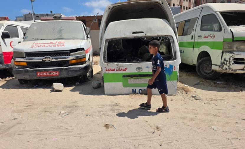 إسعاف غزة يواجه ضغوط الحرب