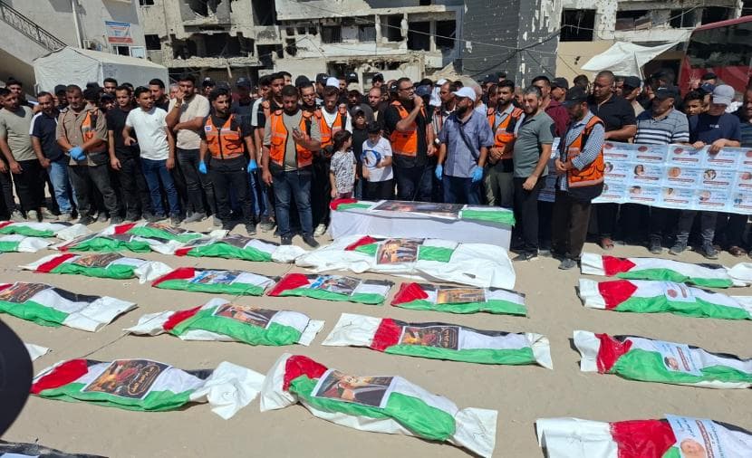 Funeral of 50 Martyrs and Mass Graves