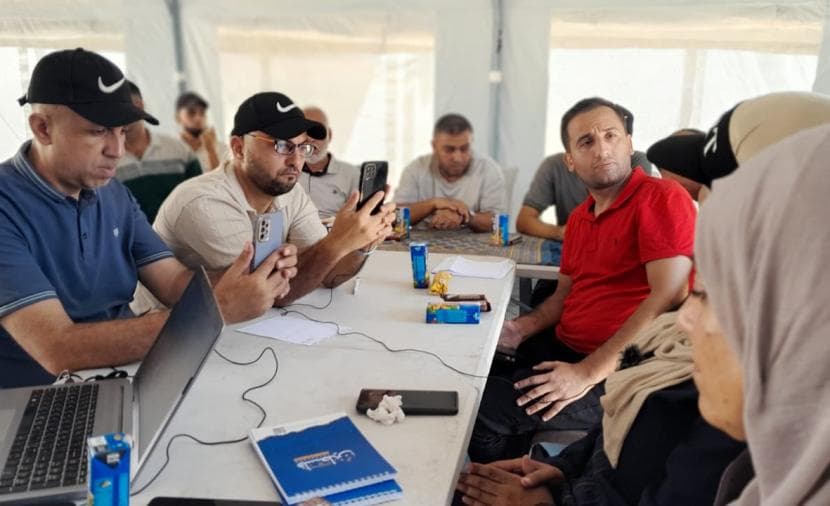 النازحون قرب الخط الأصفر وموقف المؤسسات الدولية