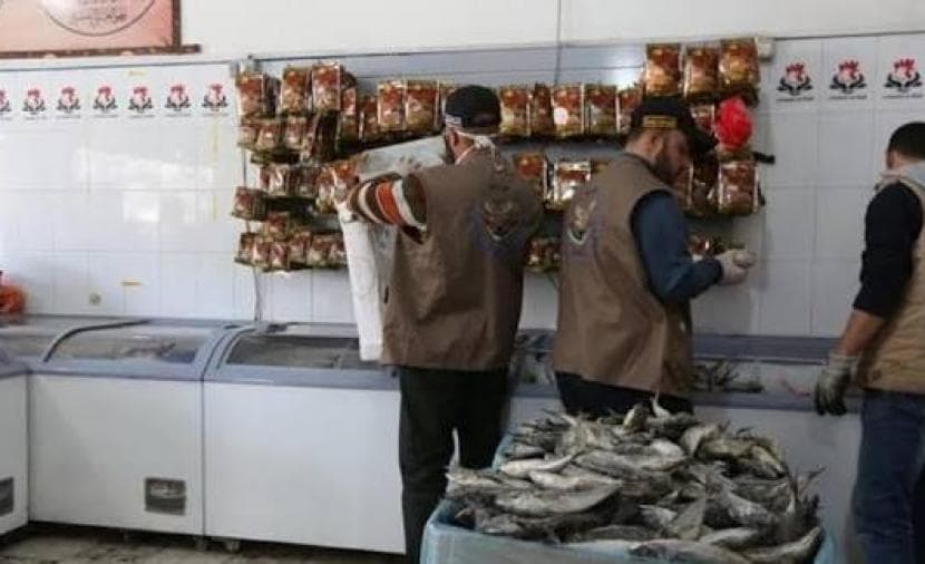 Supply Dept removes over 1.2 tons of spoiled frozen food