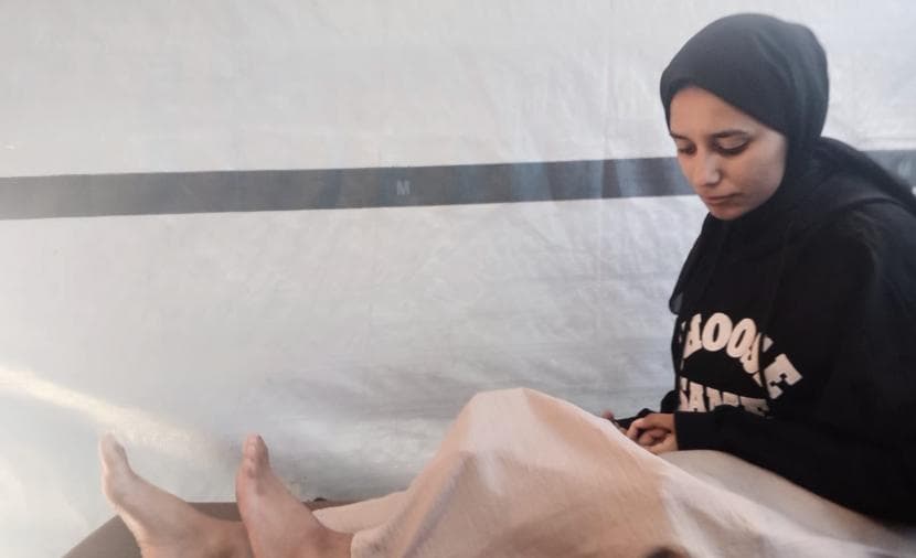 شظية تعيق حركة شذا بين النجاح والانتظار