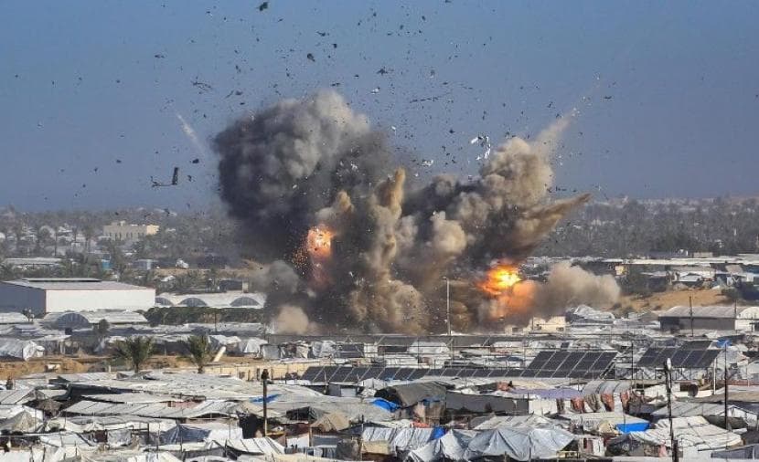 إصابات جراء قصف واعتداءات في غزة