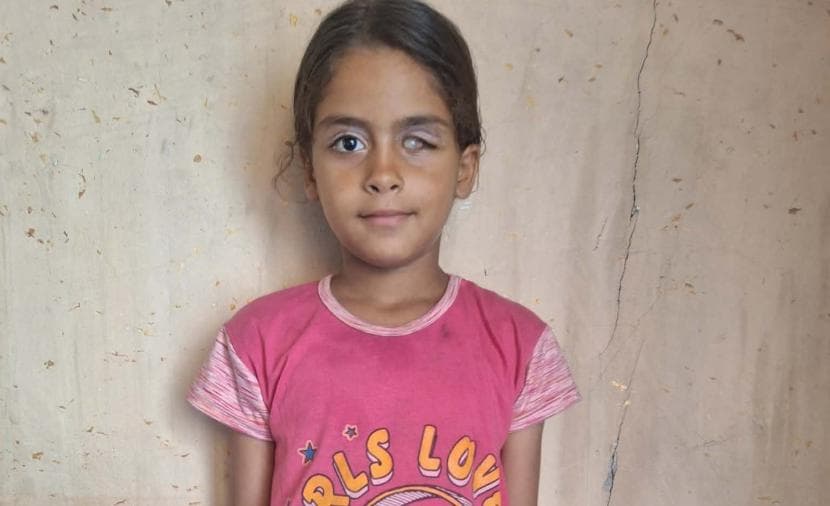 Fatima's childhood at risk due to vision loss and bullying