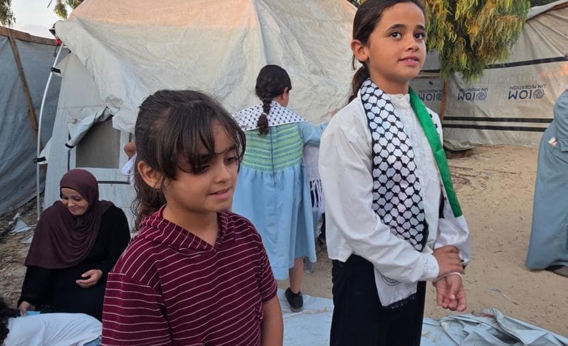 Gaza childhood poems emerge from refugee tent