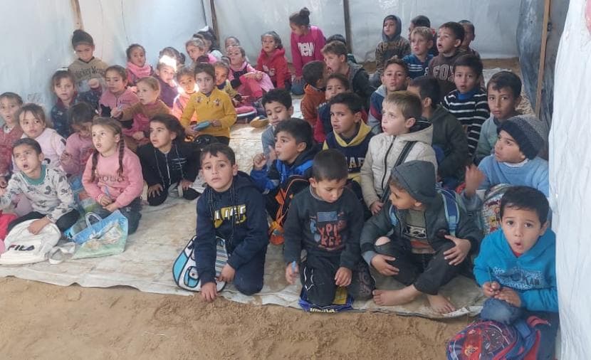 Gaza education efforts bring back in-person learning