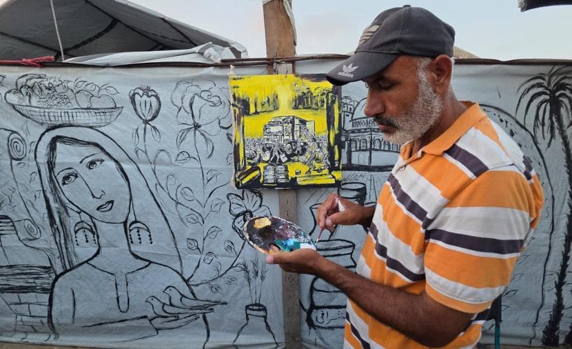 فنانون يعيدون رسم ذاكرة غزة