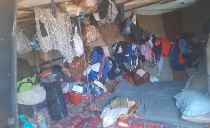 Gaza Tent Hosts Quadriplegic and Blind Father
