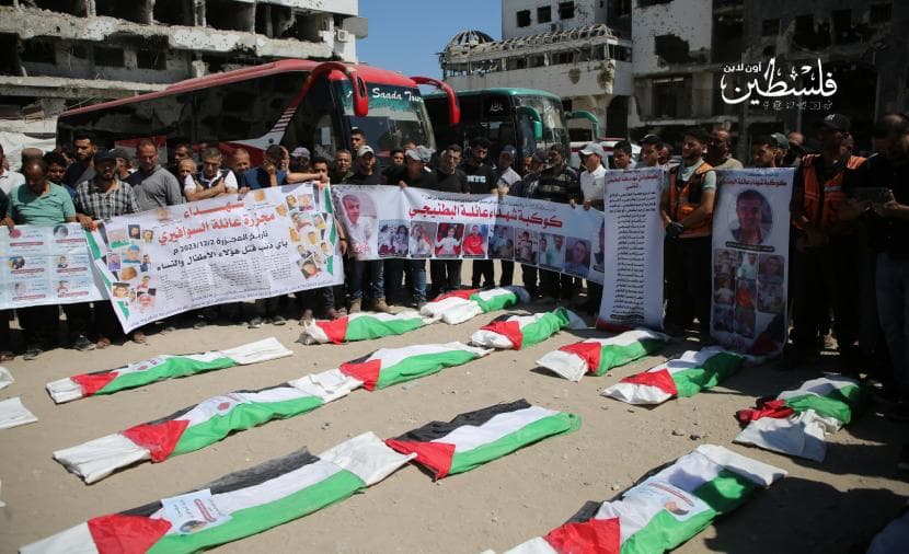 Gaza buries 50 fallen victims
