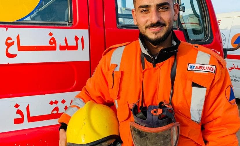 نداء من رجل الدفاع المدني محمد الحلبي