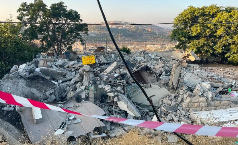 Occupation demolishes house in territories