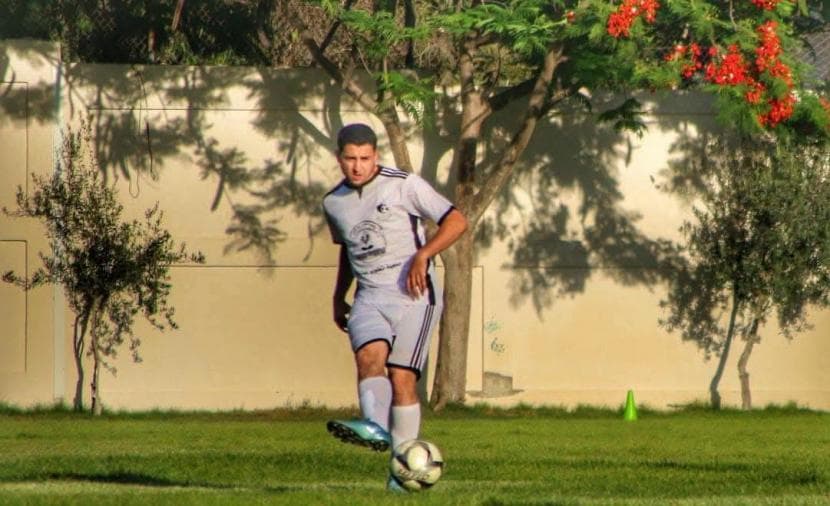 استشهاد لاعب خدمات جباليا عبد الفتاح أبو العيش