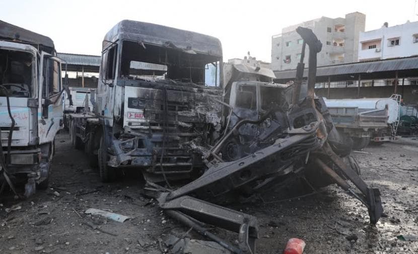 Gaza Transport Halt from Import Ban