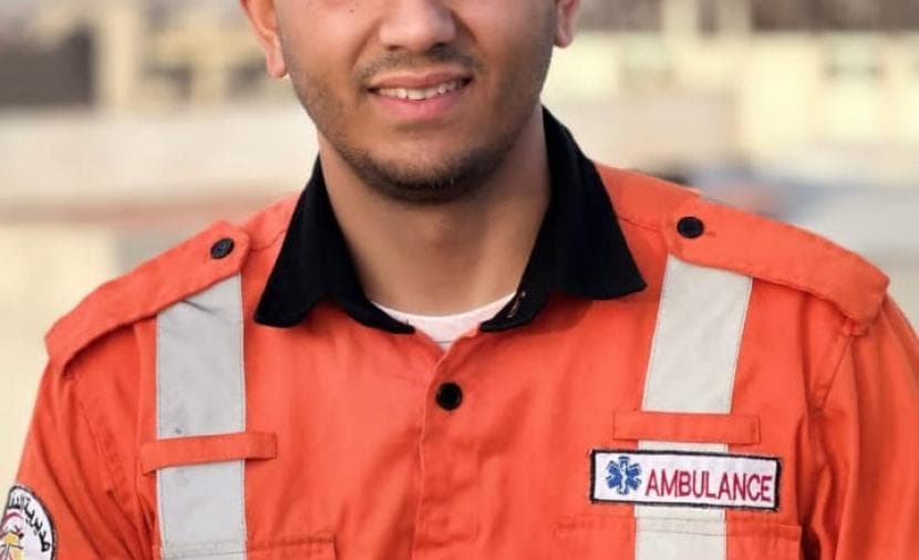 Paramedic Ahmed Siyam Continues Humanitarian Work Despite Injury