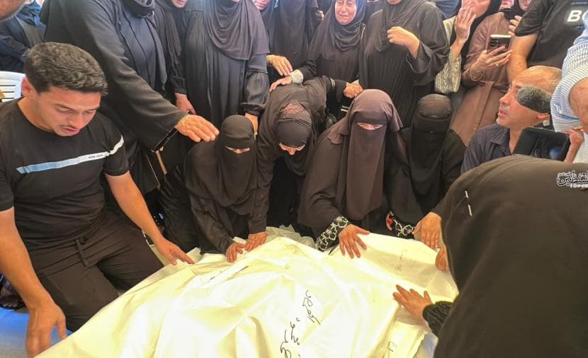 مقتل كامل أسرة الهمص في خان يونس