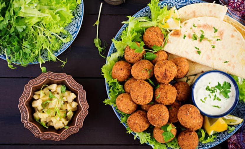 Falafel: Protein and fiber-rich dish