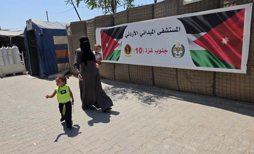 المستشفى الميداني الأردني في خان يونس يعالج آلاف المرضى