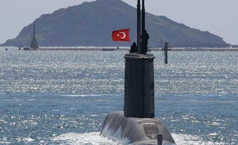 Occupation army urges more submarines to face Turkey