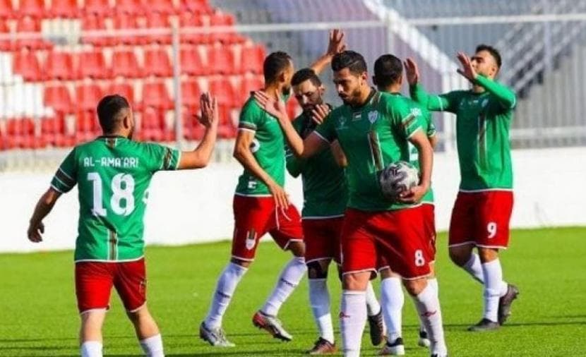 لاعبو غزة يشاركون بقميص الأمعري في الكأس