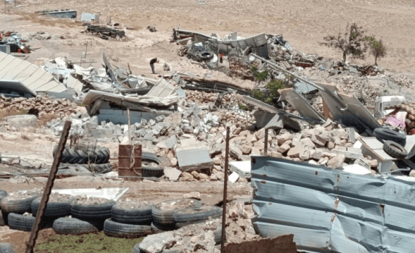 الاحتلال يدمّر خربة التبان ويطرد السكان