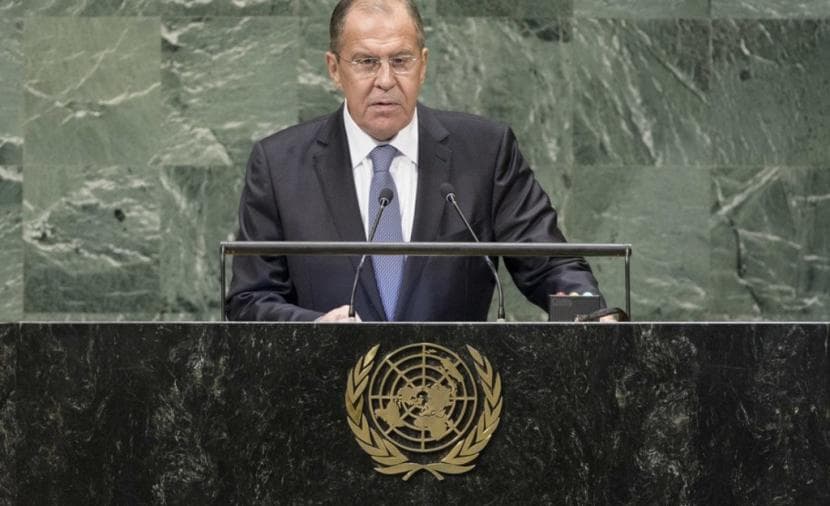 Lavrov highlights shrinking land for Palestinian state