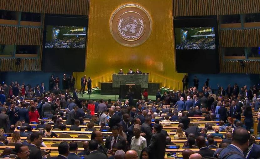 UN Parrots... Netanyahu mocks leaders