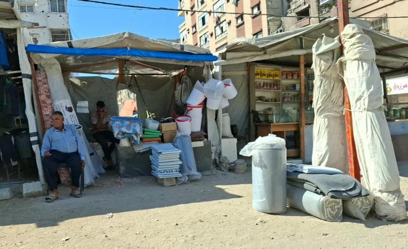 شتاء غزة يهدد النازحين