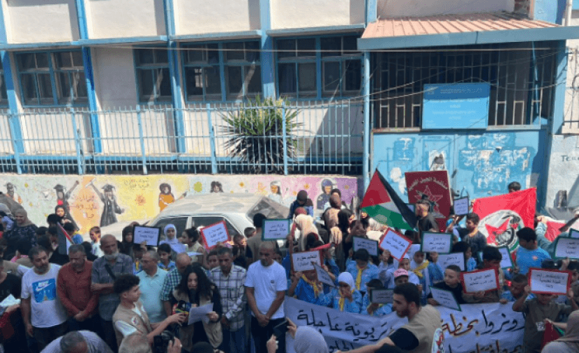 جمهير لبنان ترفض تقليصات أونروا التعليمية