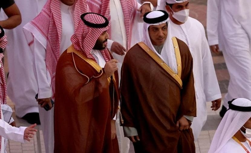 Bin Zayed Visits Saudi for the First Time Since Tensions
