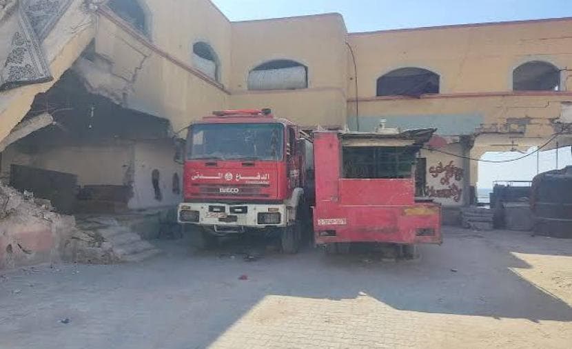 الدفاع المدني يطالب بتجهيز مركباته في غزة