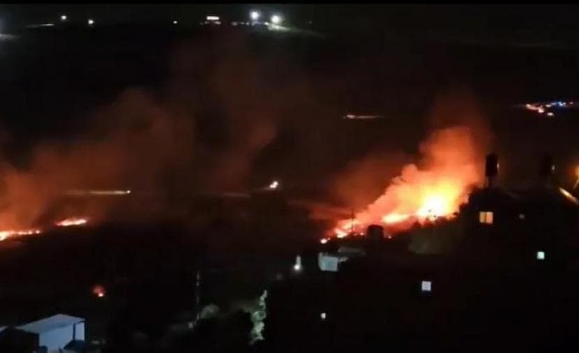 Jalud settlers burn two homes