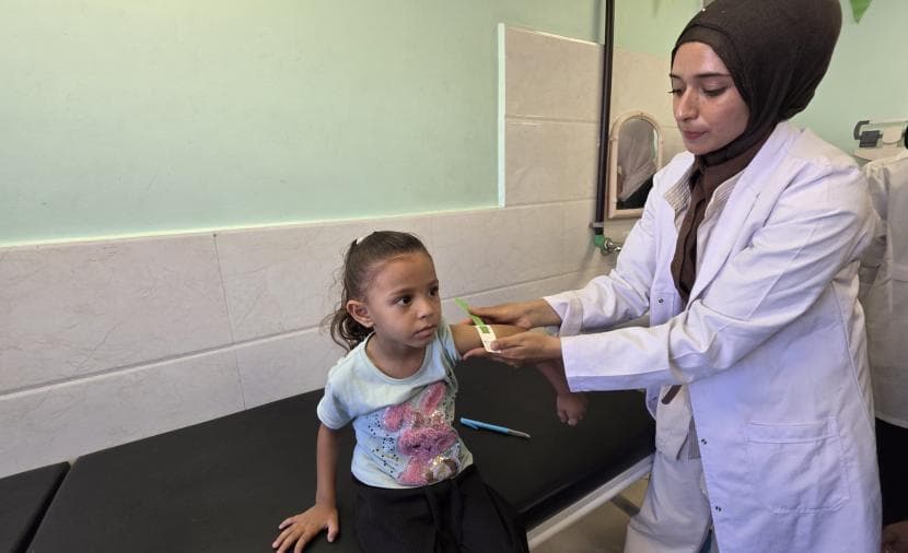 Hunger impacts Gaza's children's growth
