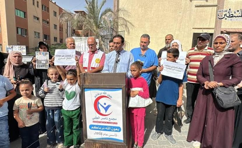 Gaza families seek diabetes treatment