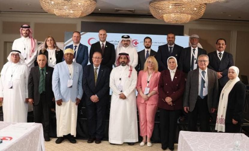Palestinian Red Crescent at Cairo Humanitarian Meeting