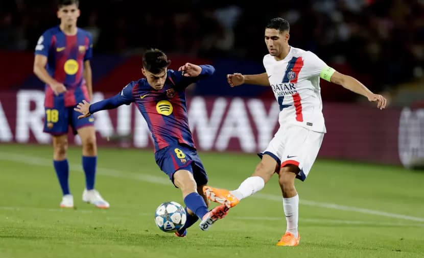 PSG faces Barcelona in Champions League Match